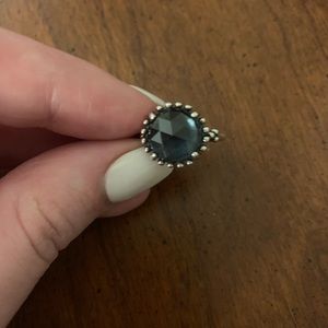 Navy blue Pandora ring